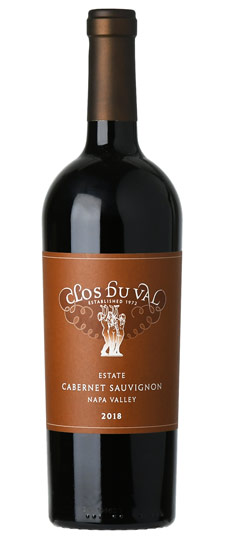 2018 Clos Du Val Estate Napa Valley Cabernet Sauvignon SKU 1563502