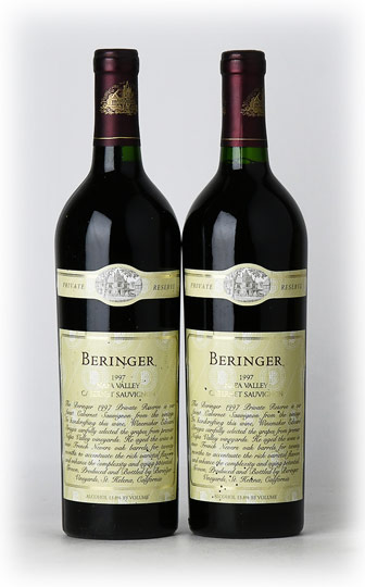 BERINGER 1997 プライベート リザーブ-