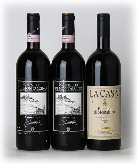 販売のため 新品未開封 希少 ワインBRUNELLO DI MONTALCINO 1993 - 飲料/酒