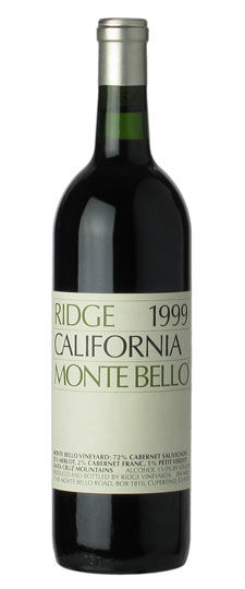 1999 Ridge Monte Bello - CellarTracker