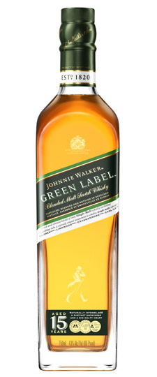 fictie Vakantie Tegenstander Johnnie Walker "Green Label" 15 Year Old Blended Malt Scotch Whisky (750ml)