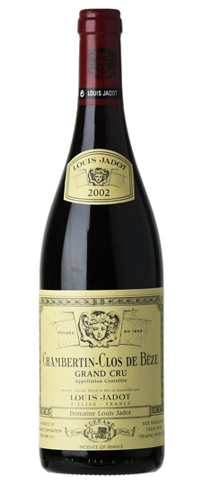 2002 Domaine Louis Jadot Chambertin-Clos de Bèze Grand Cru - SKU 1006166