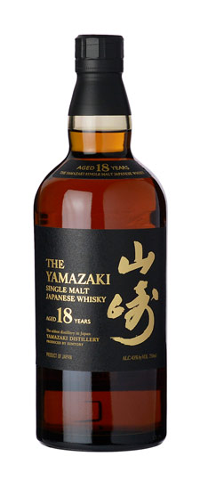 Suntory Yamazaki 18 year old Japanese Single Malt Whiskey (750ml)