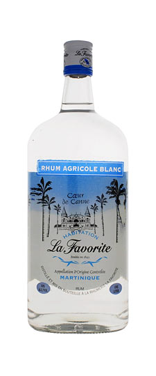 Rhum La Favorite Cœur de Canne Blanc - Martinique 50° - Saumane Arts & Vin