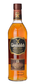 Glenfiddich 15 Year Old Solera Reserve Speyside Single Malt Scotch Whisky (750ml) 
