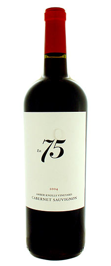 2004 Seventy Five Wine Company "Amber Knolls" Lake County Cabernet Sauvignon 