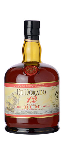 El Dorado 12 Year Old Demerara Guyana Rum (750ml)