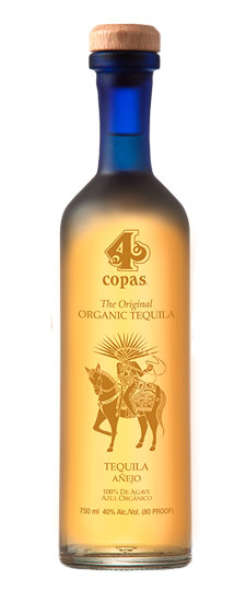 4 Copas 110 Proof 100% Organic Blanco Tequila (750ml)