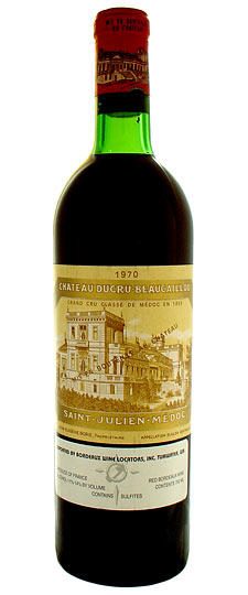 1970 Ducru Beaucaillou, St-Julien (high shoulder fill, scuffed label)