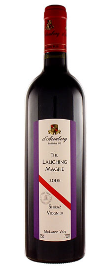 2006 d'Arenberg "Laughing Magpie" Shiraz-Viognier McClaren Vale Suth Australia
