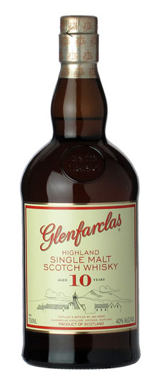 Glenfarclas 10 Year Old Highland Single Malt Scotch (750ml)