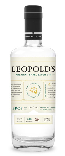 Leopold Bros. Small Batch American Gin (750ml)