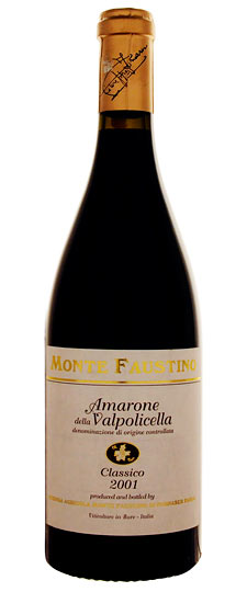 2001 Monte Faustino Amarone della Valpolicella Classico - SKU 1045385