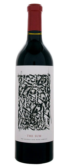 2007 The Seventy Five Wine Company "The Sum" California Red Blend