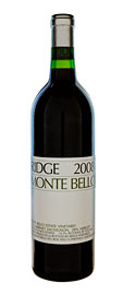 2008 Ridge Vineyards "Monte Bello" Santa Cruz Mountains Cabernet Sauvignon 