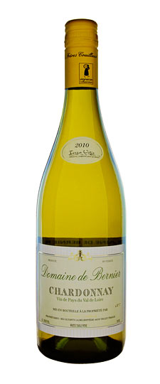 2010 Bernier Chardonnay Vins du Pays Jardin de la France - SKU 1076709