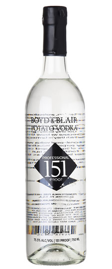Boyd & Blair 151 Proof Potato Vodka (750ml) (Local Delivery Only - cannot ship)