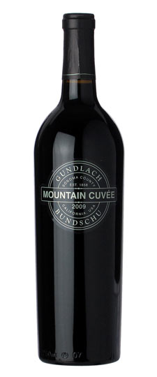 2009 Gundlach Bundschu "Mountain Cuvée" Sonoma County Red Wine