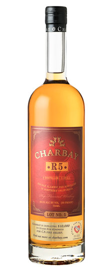Charbay "R5" Lot 5  Hop Flavored Whiskey (750ml)