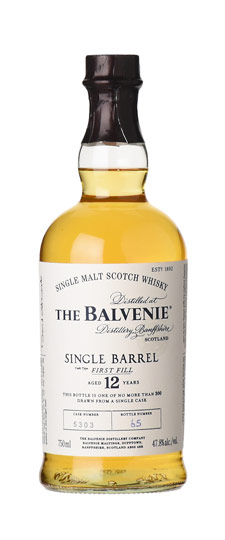 Balvenie 12 Year Old Single Barrel Speyside Single Malt Scotch Whisky (750ml)