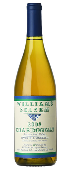 2008 Williams Selyem "Hawk Hill" Russian River Valley Chardonnay