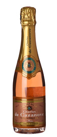 Charles de Cazanove Brut Rosé Champagne (375ml) 