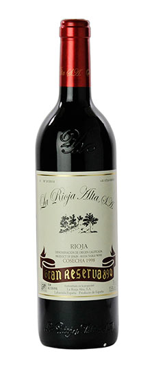 1998 La Rioja Alta "890" Gran Reserva Rioja