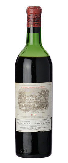 1959 Lafite Rothschild, Pauillac (low shoulder fill, corroded