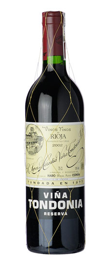 2002 Lopez de Heredia "Viña Tondonia" Reserva Rioja