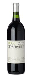 2012 Ridge Vineyards "Geyserville" Alexander Valley Zinfandel 