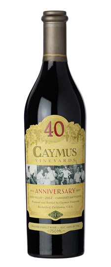 2012 Caymus "40th Anniversary" Napa Valley Cabernet Sauvignon