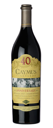2012 Caymus "40th Anniversary" Napa Valley Cabernet Sauvignon (1L)