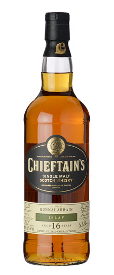 1997 Bunnahabhain Heavily Peated 16 Year Old K&L Exclusive Chieftain's Single Barrel Cask Strength Single Malt Whisky (750ml)