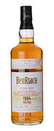 1994 Benriach 19 Year Old K&L Exclusive PEATED Single Bourbon Barrel #7187 Cask Strength Single Malt Whisky (750ml) 