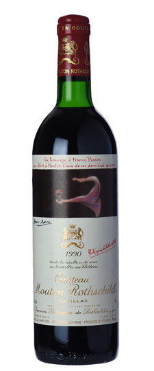 1990 Mouton Rothschild, Pauillac (High Mid-Shoulder Fill, Slightly