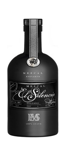 El Silencio Espadin Black Bottle Mezcal (750ml)