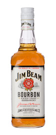 Jim Beam White Label Straight Kentucky Bourbon Whiskey (750ml) (Previously $15)