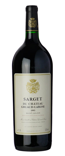 1993 Sarget de Gruaud Larose, St-Julien (1.5L) - SKU 1191137