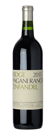 2013 Ridge Vineyards "Pagani Ranch" Sonoma Valley Zinfandel