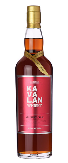 Kavalan Sherry Oak 92 Proof Taiwanese Single Malt Whisky (750ml)