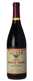 2013 Williams Selyem "Hirsch Vineyard" Sonoma Coast Pinot Noir 