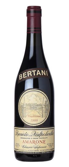 1988 Bertani Amarone Recioto della Valpolicella Classico Superiore