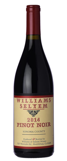 2014 Williams Selyem Sonoma County Pinot Noir