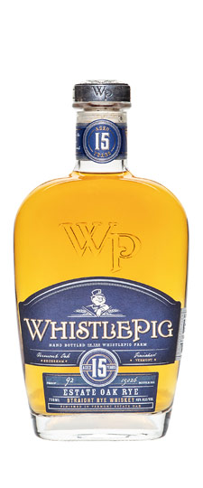 Whistle Pig "Estate Oak" 15 Year Old Straight Rye Whiskey 750ml