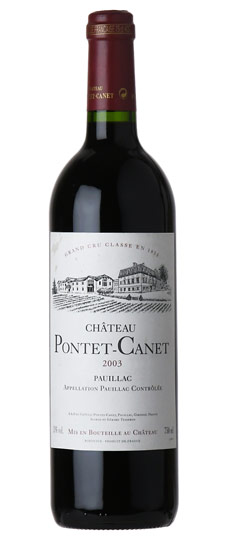 2003 Pontet-Canet, Pauillac (bin soiled label)