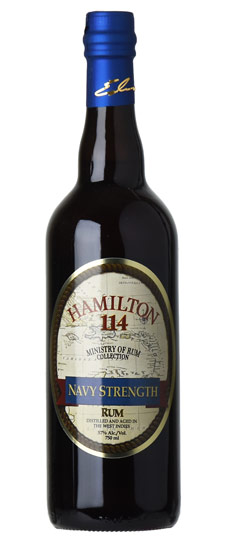 Hamilton 114 Proof Navy Strength Rum (750ml)