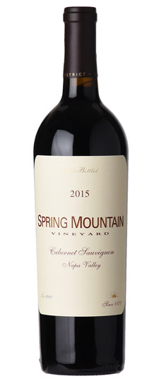 2015 Spring Mountain Vineyard Napa Valley Cabernet Sauvignon