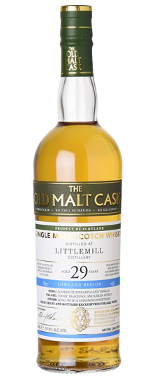 Littlemill "Old Malt Cask" 29 Year Old K&L Exclusive Single Barrel Cask Strength Single Malt Scotch Whisky (750ml)