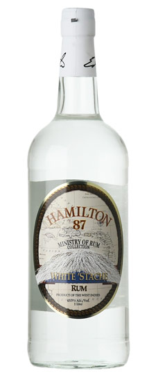 Hamilton 87 "White 'Stache" Aged White Rum (1L)