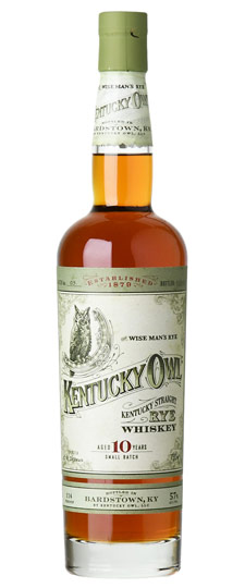 Kentucky Owl 10 Year Old Batch 3 Straight Rye Whiskey 750ml